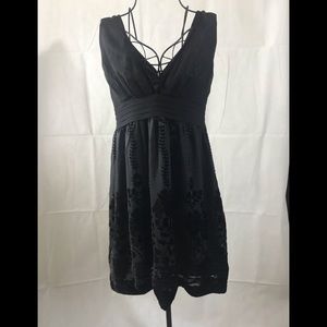 H&M | Empire Waist | Black Dress | Size 10